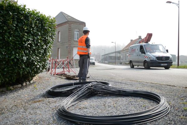 Pose de la fibre par voie souterraine